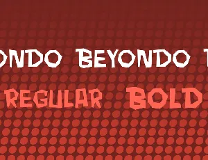 Mondo Beyondo BB font