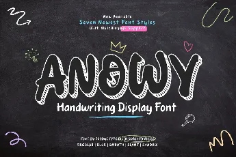 ANOWYtrial font