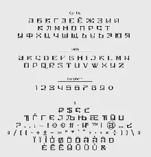 Belozersk Display font