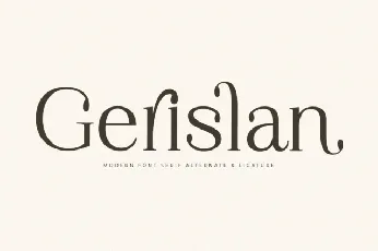 Gerislan font