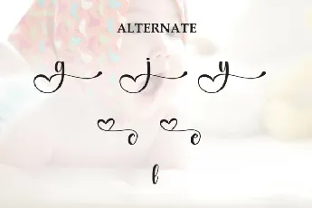 Babycute Calligraphy Typeface font