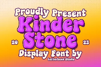 Kinder Stone font