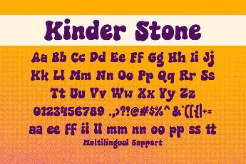 Kinder Stone font