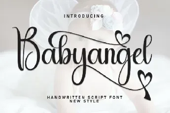 Babyangel Calligraphy font