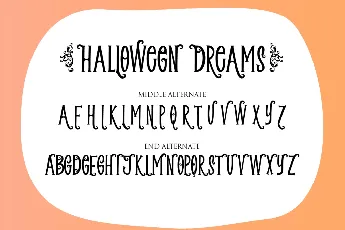 Halloween Dreams font