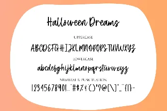 Halloween Dreams font