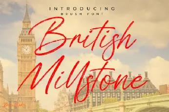 British Millstone font