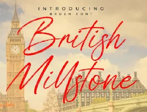 British Millstone font