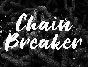 Chain Breaker Script font