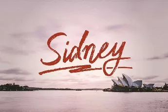 Sidney Script Free font