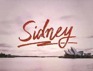 Sidney Script Free font