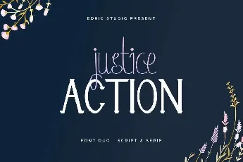 Justice Action Demo font