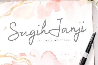 Sugih Janji font