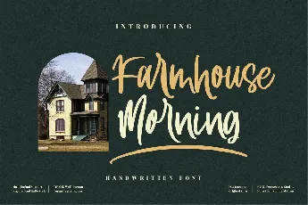 Farmhouse Morning font