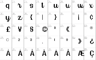 Larantuka font