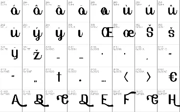 Larantuka font