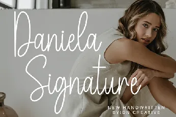 Daniela Signature font