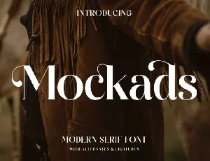 Mockads Typeface font