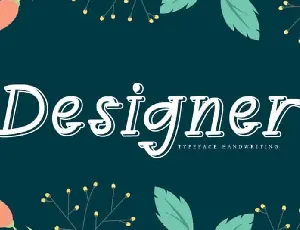 Designer Display font