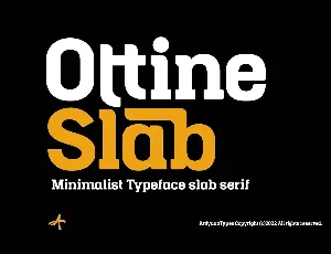 Ottine Slab font