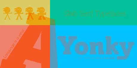 Yonky Slab Typeface font