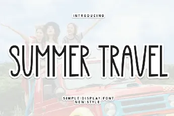 Summer Travel Display font