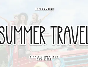 Summer Travel Display font