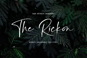 The Rickon font