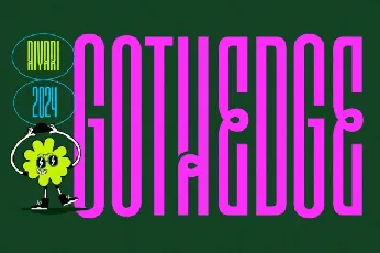 Gothedge font