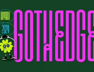 Gothedge font