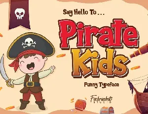 Pirate Kids Cartoon font