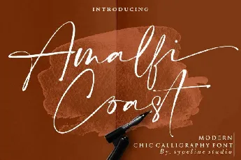 Amalfi Coast Script font