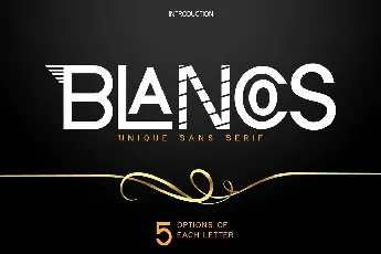 Blancos font