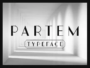 Partem Free Typeface font