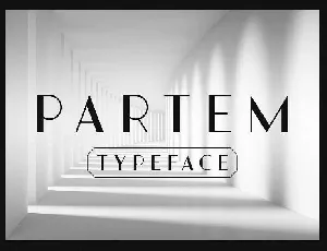 Partem Free Typeface font