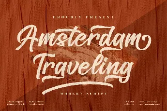 Amsterdam Traveling font