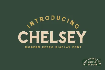 Chelsey font