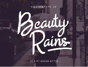 BeautyRains font