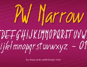 PWNarrow font