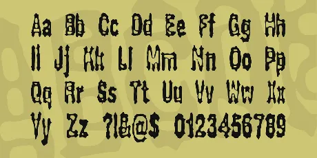 Gasping BRK font