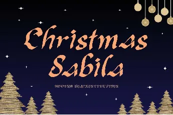 Christmas Sabila Demo font