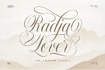 Radja Lover font