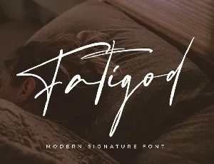 Fatigod font