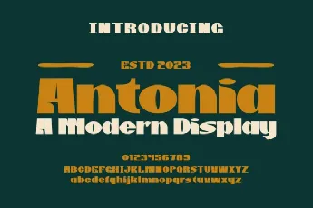 Antoina font