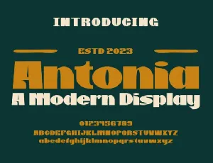 Antoina font