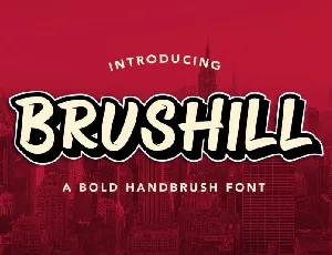 Brushill font