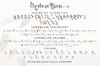 Christmas Thania DEMO font