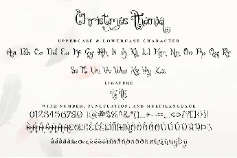 Christmas Thania DEMO font