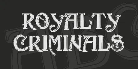 Royalty Criminals font