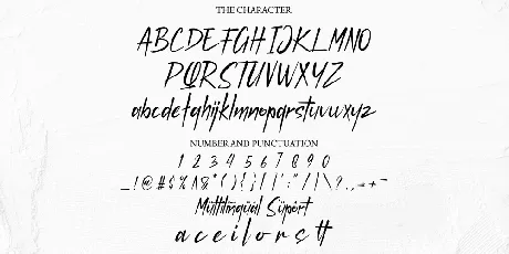 Slick Buttery Demo font